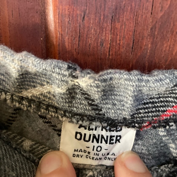 Vintage Alfred dunner accordian pleated wool midi skirt 1980s - Picture 2 of 4